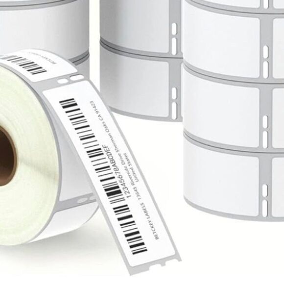 BETCKEY - Compatible DYMO 30252 (1-1/8" x 3-1/2") Address & Barcode Labels - Picture 1 of 6